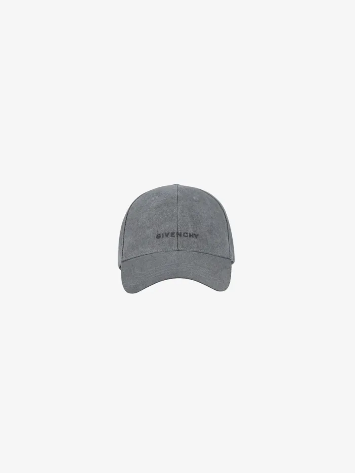 Givenchy GIVENCHY Cap In Cotton Grey Men Beanies and Caps
