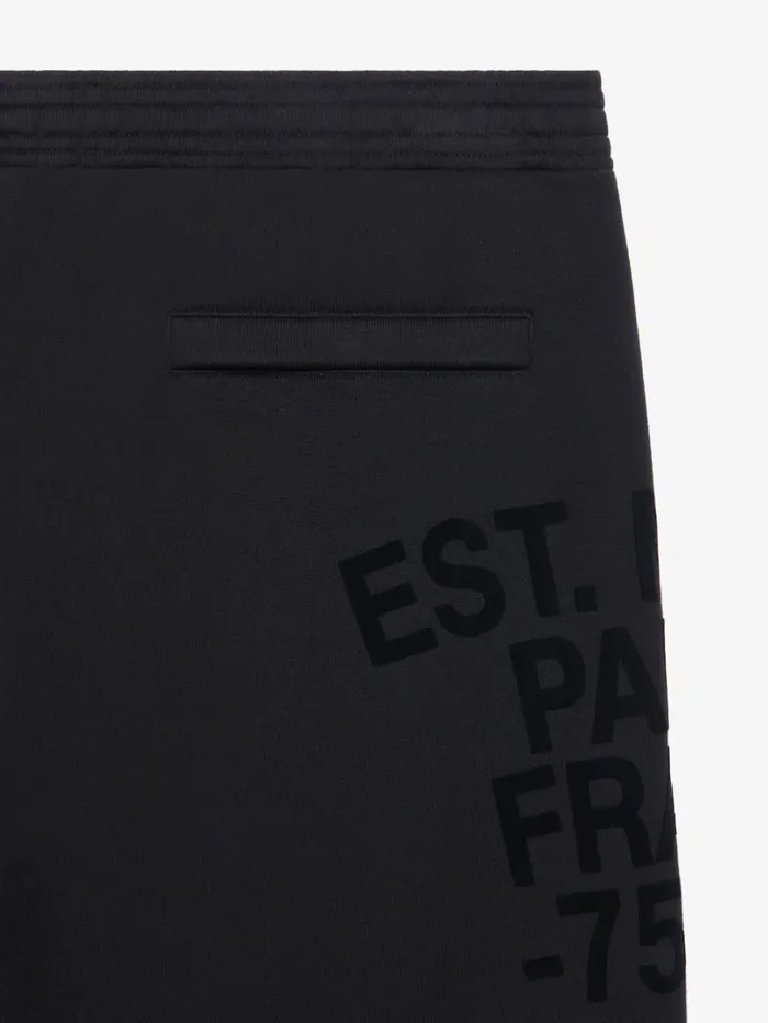 Givenchy GIVENCHY Jogger Pants In Fleece Black Men Pants and Shorts