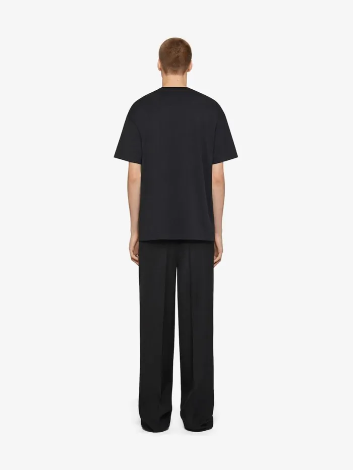 Givenchy GIVENCHY Psychedelic Oversized Tshirt In Cotton Black Men TShirts