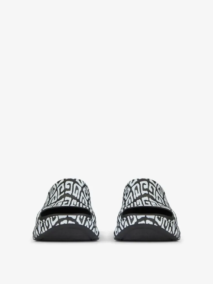 Givenchy Marshmallow Sandals In Rubber With Tag Effect 4G Print Blackwhite Women Slides and Sandals Givenchy Marshmallow Sandals In Rubber With Tag Effect 4G Print Blackwhite Women Slides and Sandals