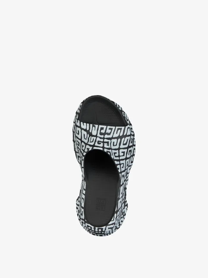 Givenchy Marshmallow Sandals In Rubber With Tag Effect 4G Print Blackwhite Women Slides and Sandals Givenchy Marshmallow Sandals In Rubber With Tag Effect 4G Print Blackwhite Women Slides and Sandals