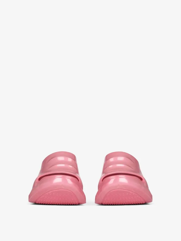 Givenchy Marshmallow Wedge Sandals In Iridescent Rubber Coral Women Slides and Sandals Givenchy Marshmallow Wedge Sandals In Iridescent Rubber Coral Women Slides and Sandals