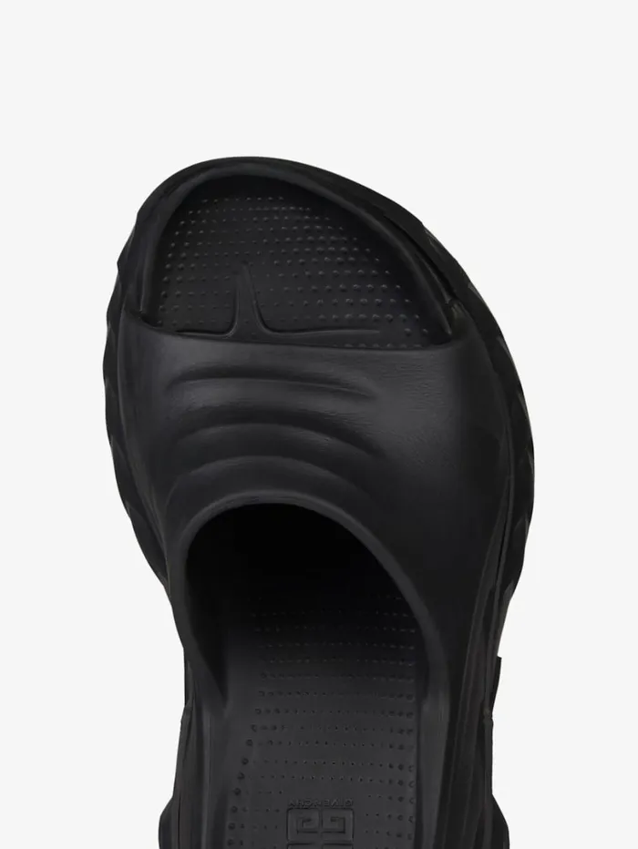 Givenchy Marshmallow Wedge Sandals In Rubber Black Women Slides and Sandals Givenchy Marshmallow Wedge Sandals In Rubber Black Women Slides and Sandals