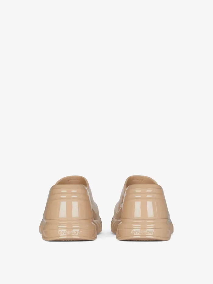 Givenchy Marshmallow Wedge Sandals In Rubber Nude Women Shark Lock Givenchy Marshmallow Wedge Sandals In Rubber Nude Women Shark Lock