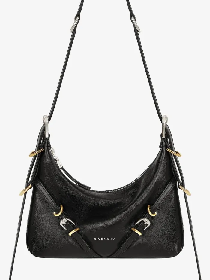 Givenchy Mini Voyou Bag In Leather Black Women Crossbody Bags Givenchy Mini Voyou Bag In Leather Black Women Crossbody Bags