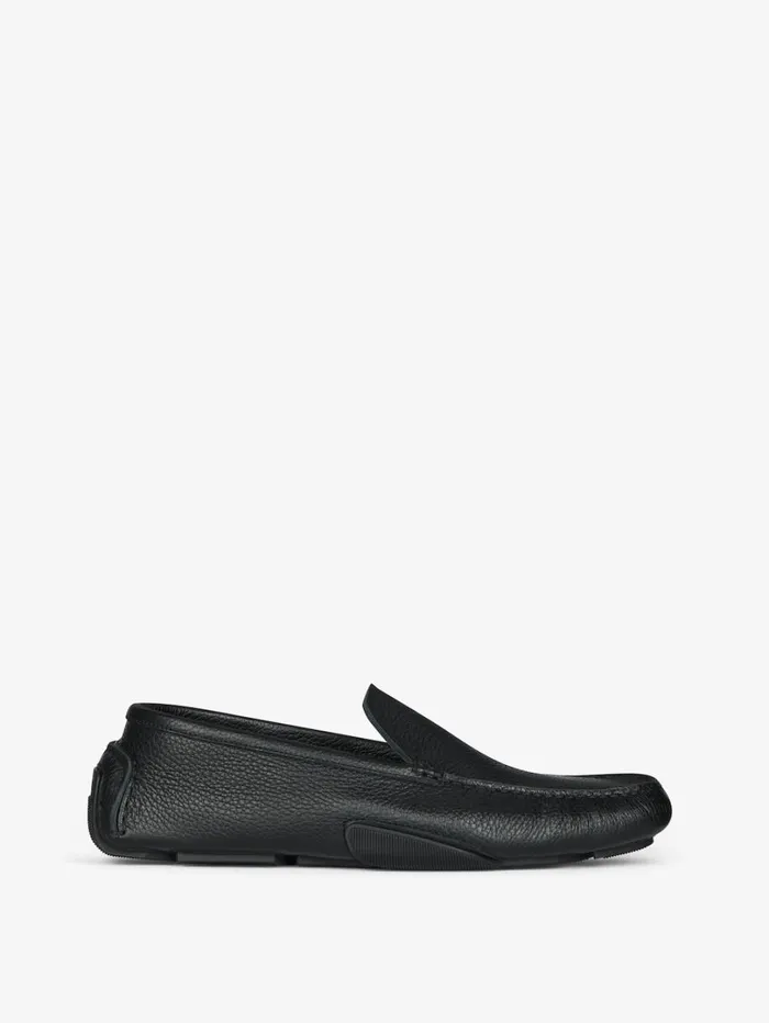 Givenchy Mr G Driver Loafers In Leather Black Men Boots and Loafers