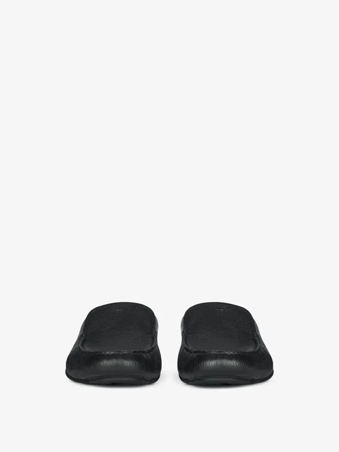 Givenchy Mr G Driver Loafers In Leather Black Men Boots and Loafers Givenchy Mr G Driver Loafers In Leather Black Men Boots and Loafers