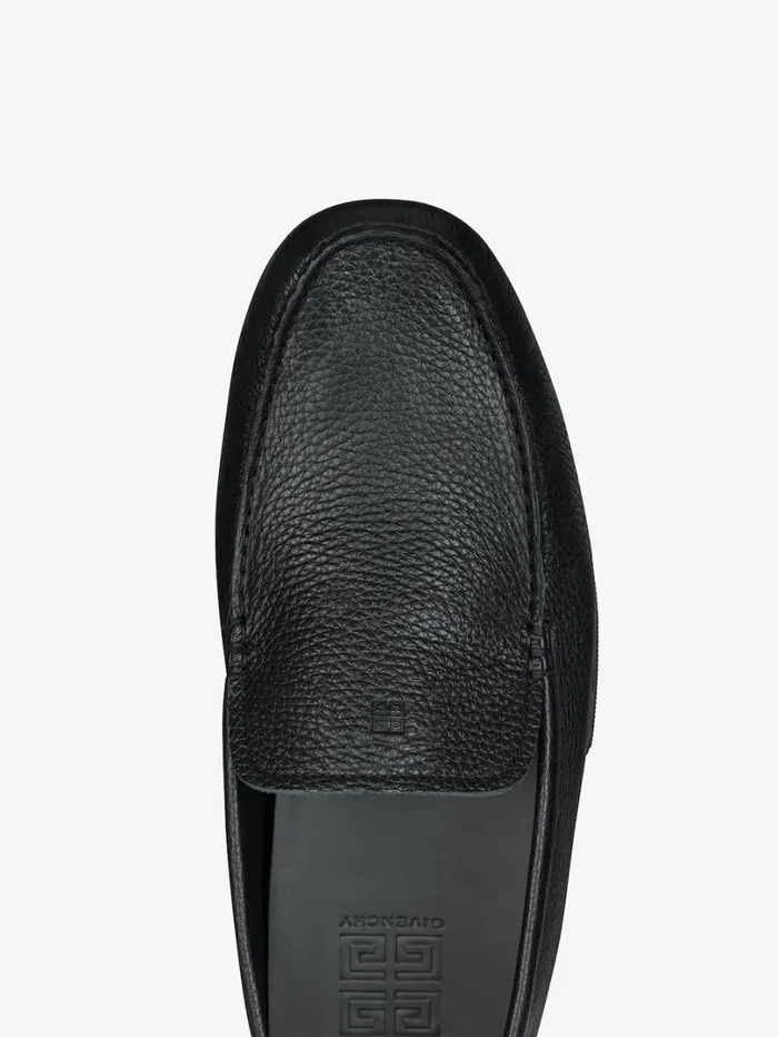 Givenchy Mr G Driver Loafers In Leather Black Men Boots and Loafers Givenchy Mr G Driver Loafers In Leather Black Men Boots and Loafers