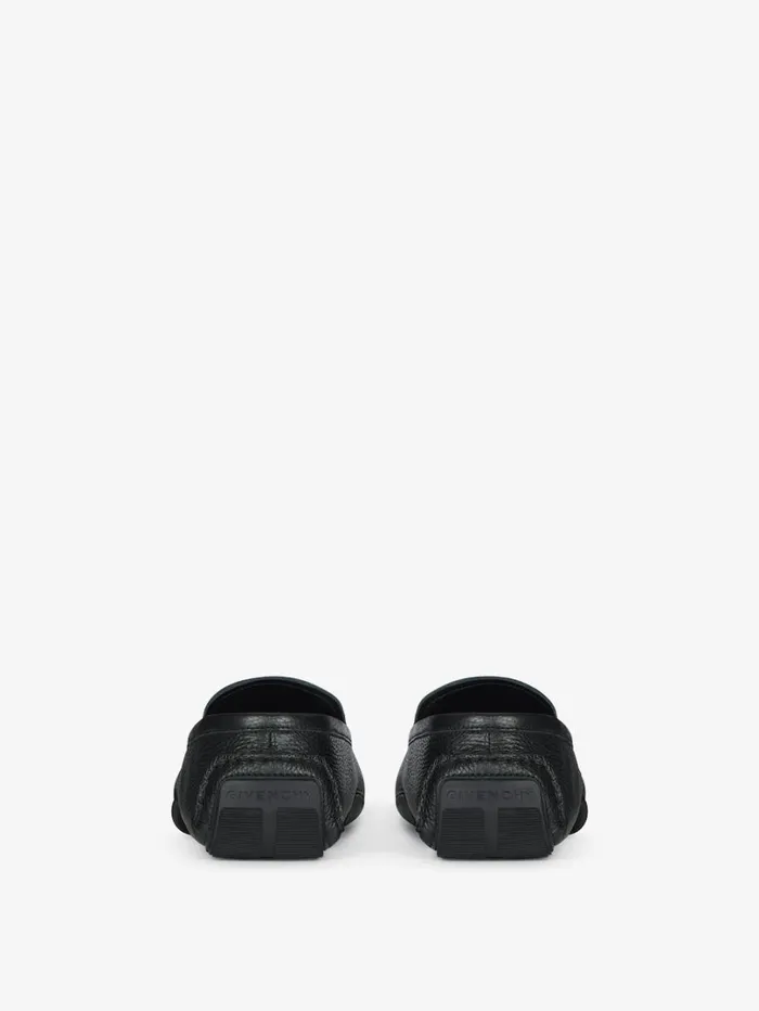 Givenchy Mr G Driver Loafers In Leather Black Men Boots and Loafers Givenchy Mr G Driver Loafers In Leather Black Men Boots and Loafers