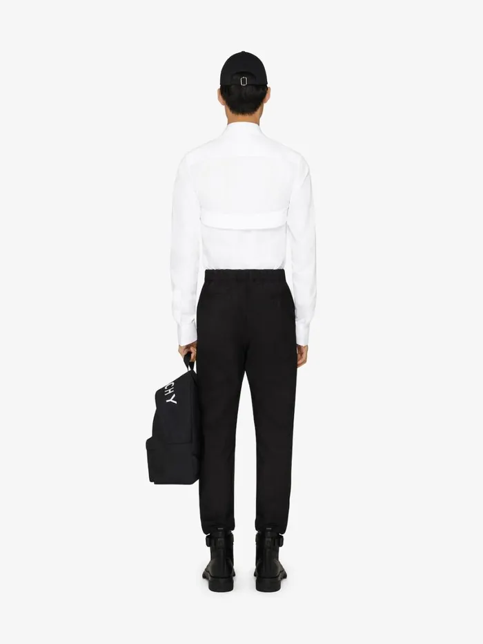 Givenchy Shirt In Poplin With Ulock Harness White Men Shirts
