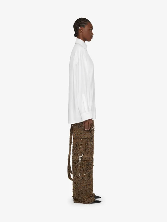 Givenchy Shirt In Silk With Crystals White Women Tops and Shirts