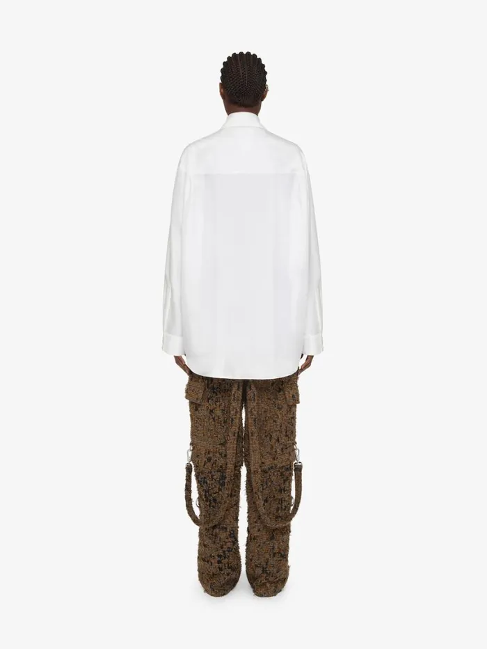 Givenchy Shirt In Silk With Crystals White Women Tops and Shirts