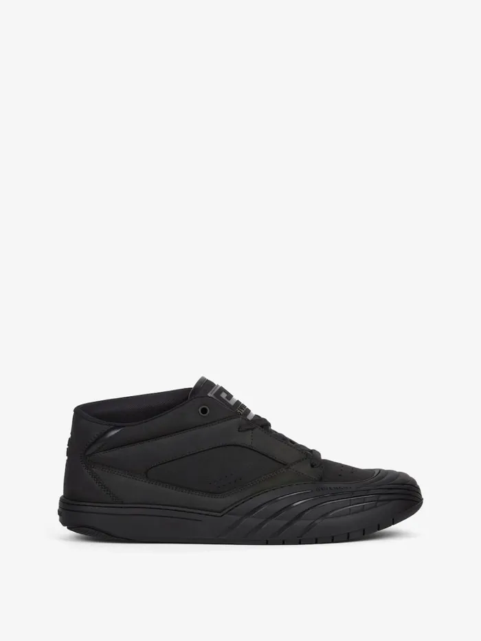 Givenchy Skate Sneakers In Nubuck And Synthetic Fiber Black Men Sneakers