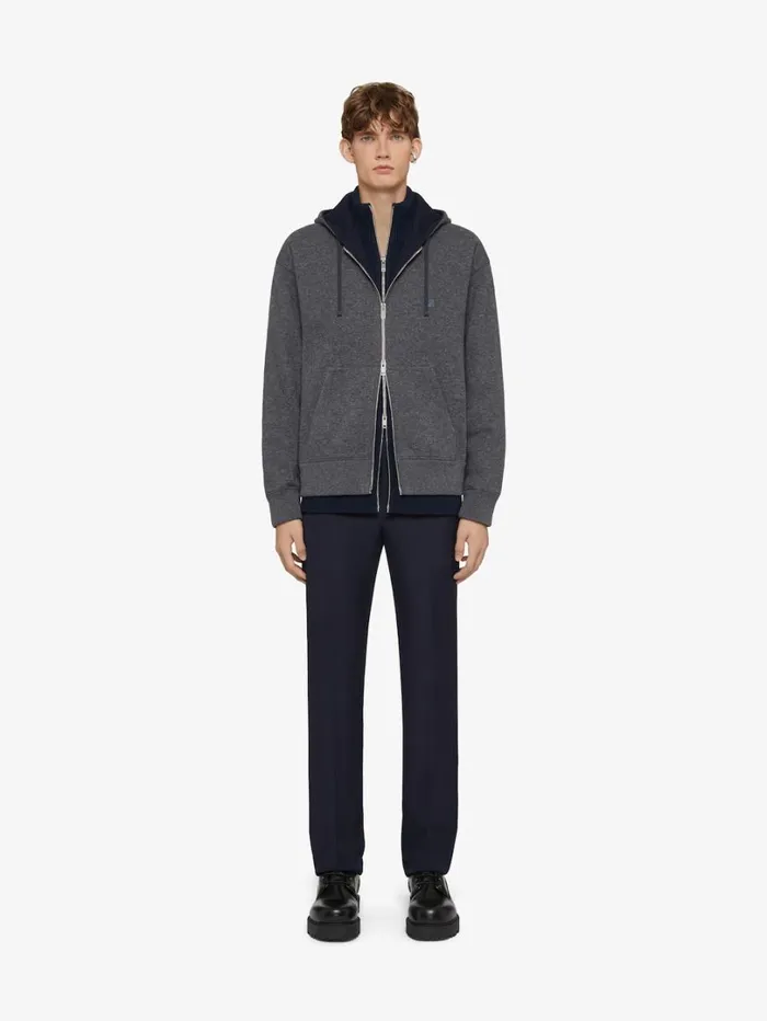 Givenchy Slim Fit Tailored Pants In Wool Navy Men Pants and Shorts