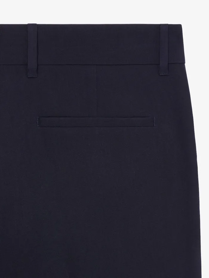 Givenchy Slim Fit Tailored Pants In Wool Navy Men Pants and Shorts