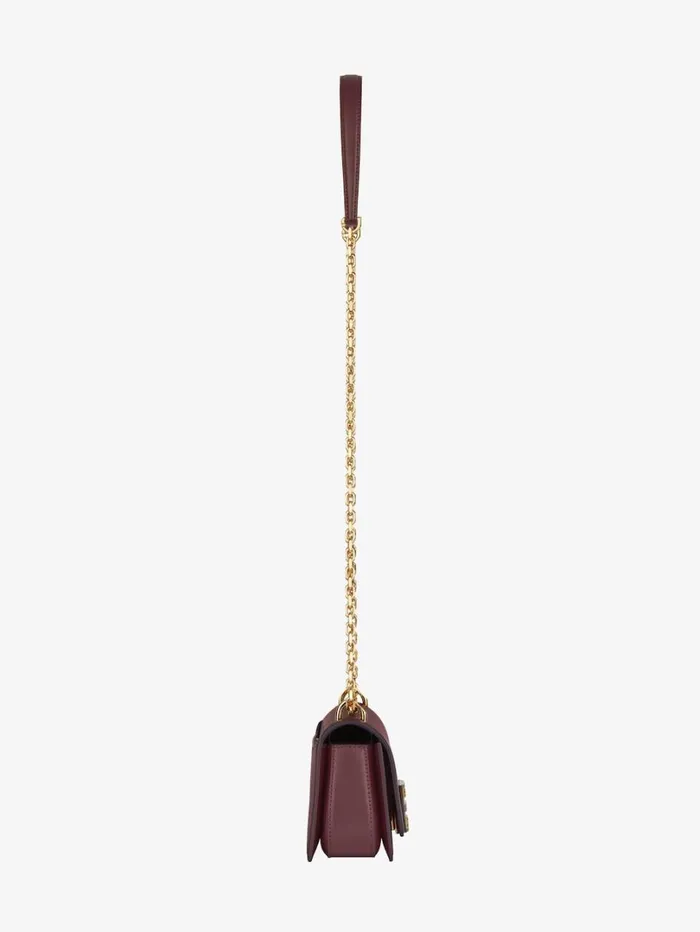 Givenchy Small 4G Bag In Leather With Chain Oxblood Red Women Crossbody Bags Givenchy Small 4G Bag In Leather With Chain Oxblood Red Women Crossbody Bags