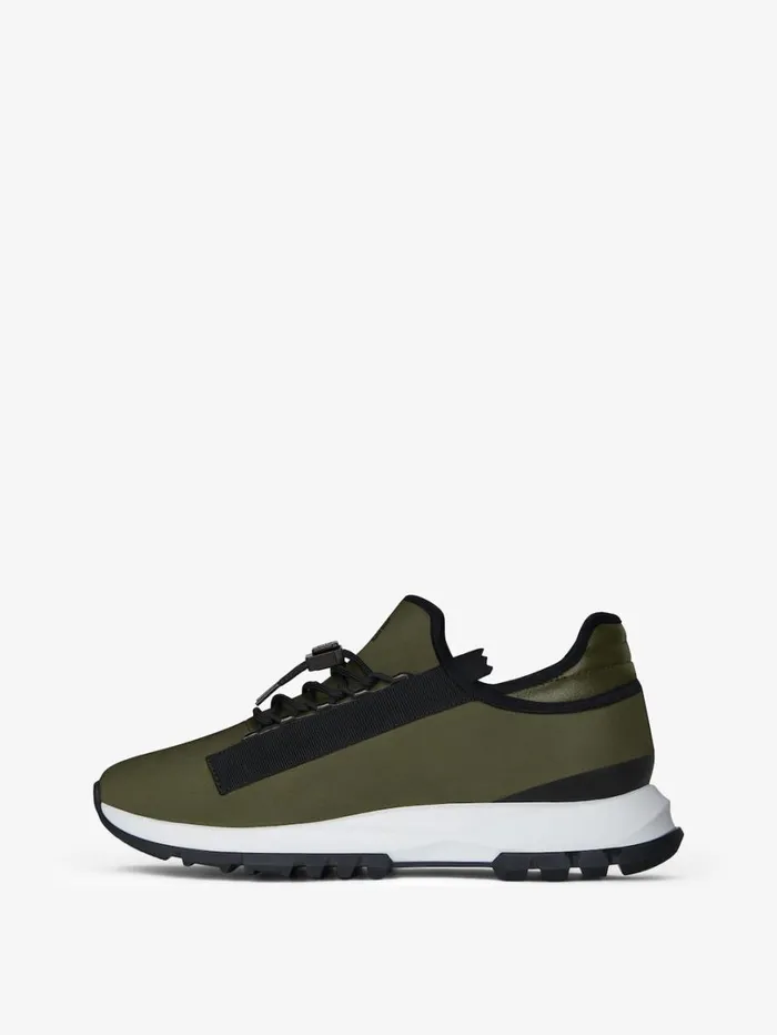 Givenchy Spectre Runner Sneakers In Synthetic Fiber With Zip Khakiblack Men Sneakers Givenchy Spectre Runner Sneakers In Synthetic Fiber With Zip Khakiblack Men Sneakers
