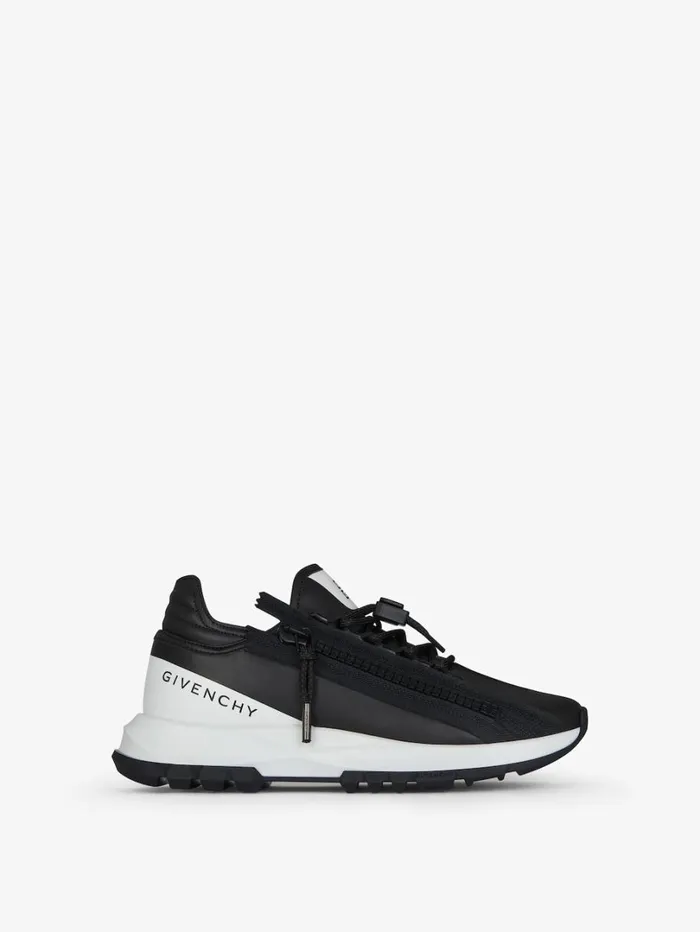 Givenchy Spectre Runner Sneakers In Synthetic Leather Blackwhite Women Shark Lock