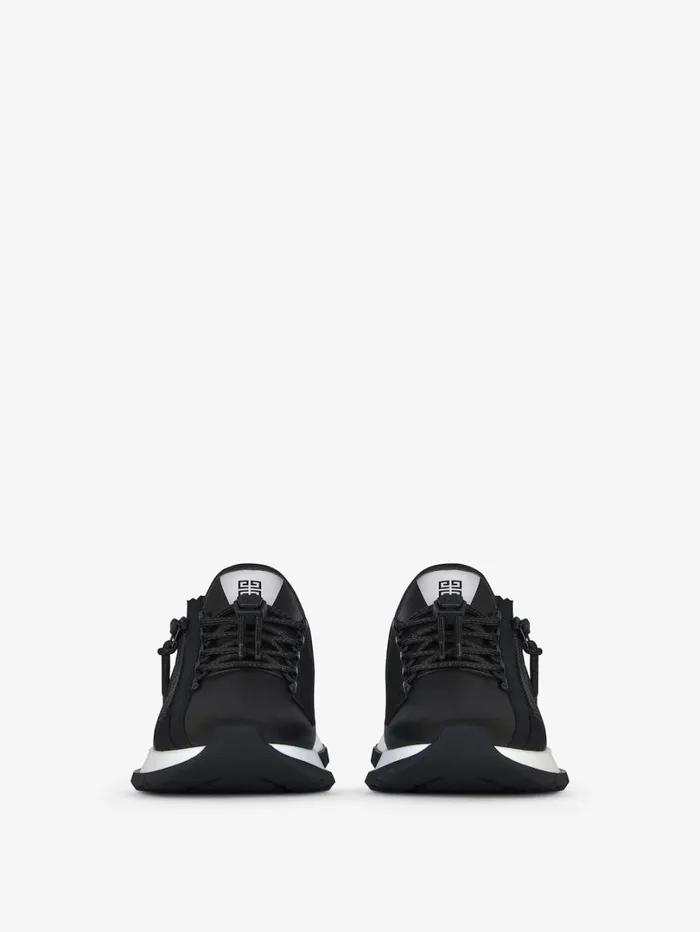 Givenchy Spectre Runner Sneakers In Synthetic Leather Blackwhite Women Shark Lock Givenchy Spectre Runner Sneakers In Synthetic Leather Blackwhite Women Shark Lock