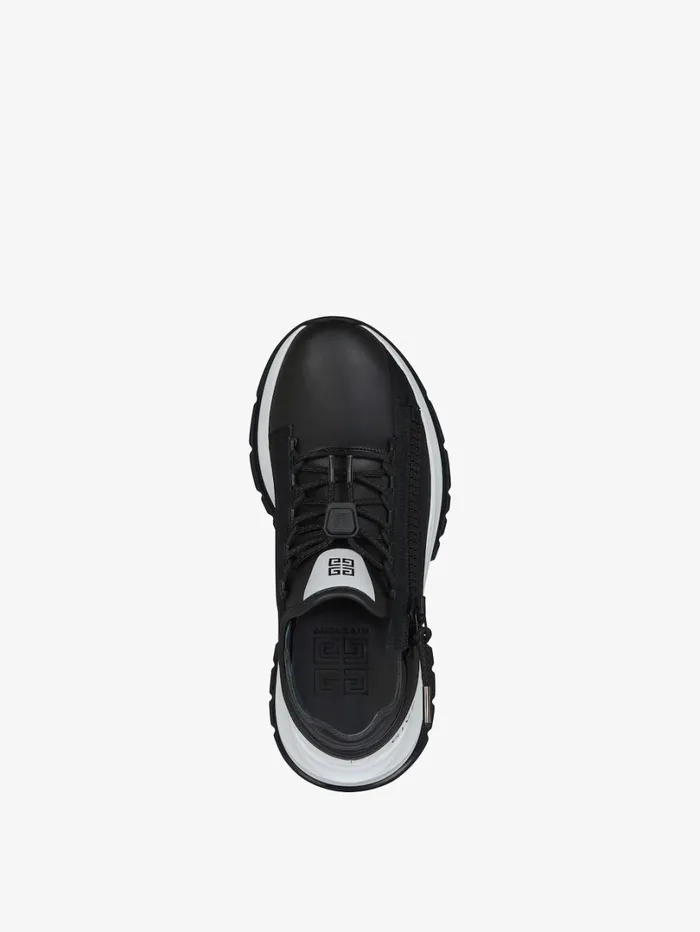 Givenchy Spectre Runner Sneakers In Synthetic Leather Blackwhite Women Shark Lock Givenchy Spectre Runner Sneakers In Synthetic Leather Blackwhite Women Shark Lock