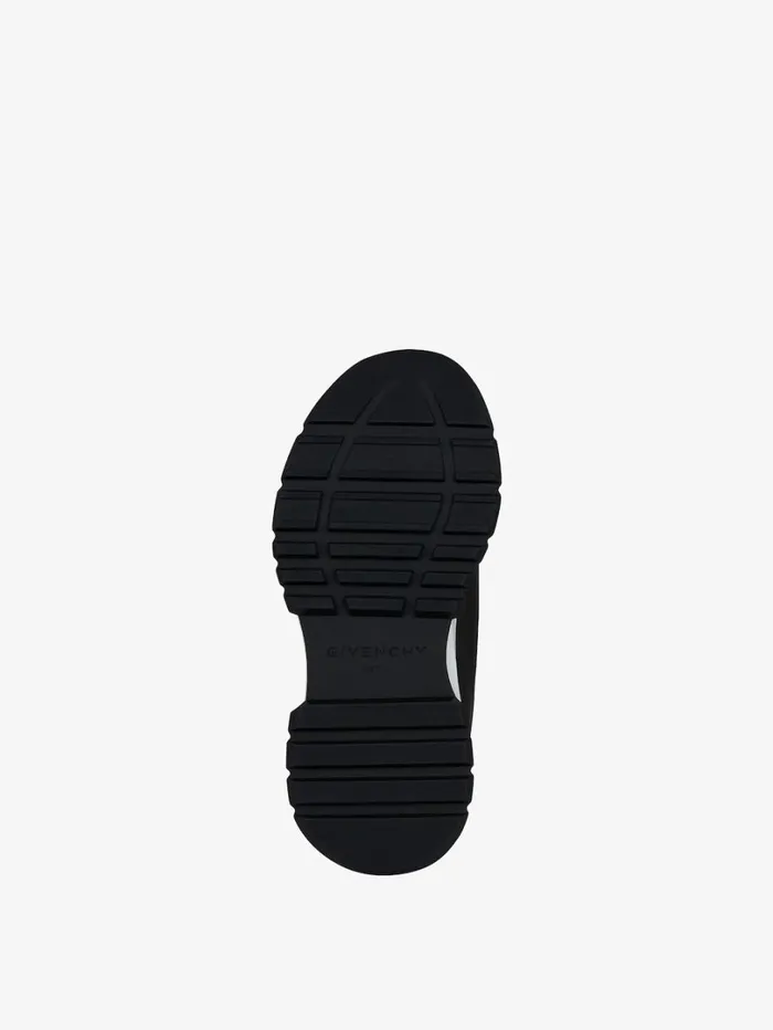 Givenchy Spectre Runner Sneakers In Synthetic Leather Blackwhite Women Shark Lock Givenchy Spectre Runner Sneakers In Synthetic Leather Blackwhite Women Shark Lock