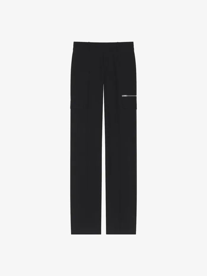 Givenchy Tailored Pants In Wool With Pocket Details Black Men Pants and Shorts