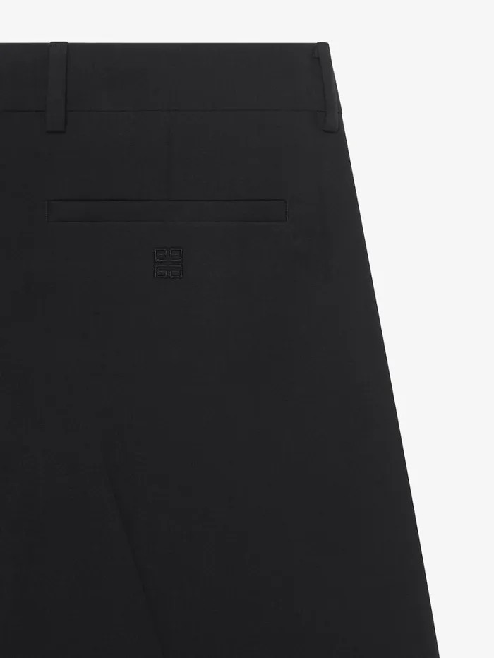 Givenchy Tailored Pants In Wool With Pocket Details Black Men Pants and Shorts