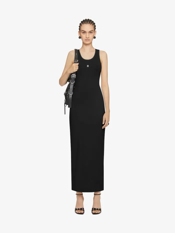 Givenchy Tank Dress In Knit Black Women Dresses