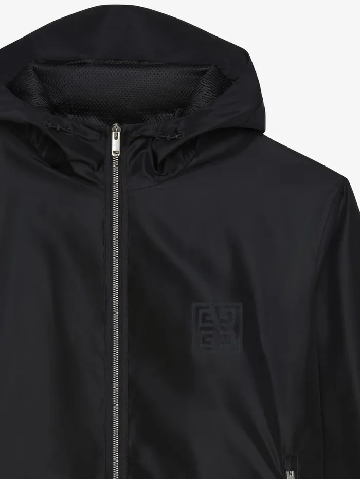 Givenchy Windbreaker With 4G Detail Black Men Outerwear and Blousons