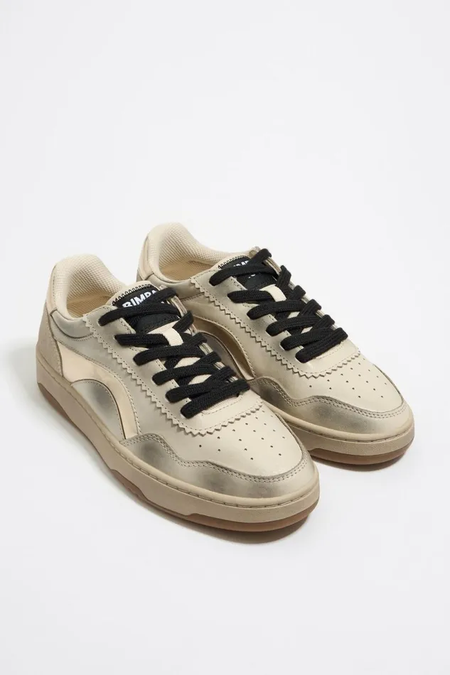 Gold Leather 13 57 Cupsole Sneaker Gold Women Bimba Y Lola Sneakers Gold Leather 13 57 Cupsole Sneaker Gold Women Bimba Y Lola Sneakers