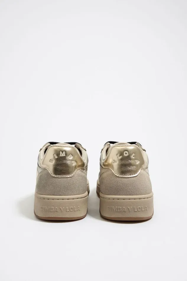 Gold Leather 13 57 Cupsole Sneaker Gold Women Bimba Y Lola Sneakers Gold Leather 13 57 Cupsole Sneaker Gold Women Bimba Y Lola Sneakers