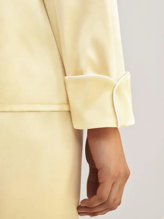 Golden Cocoon Silk Satin Pajama Set Women Lilysilk Pajamas