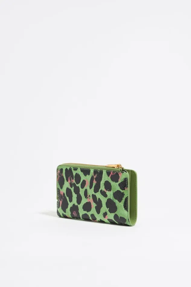 Green Leopard Purse Leopard Green Women Bimba Y Lola Wallets And Coin Purses