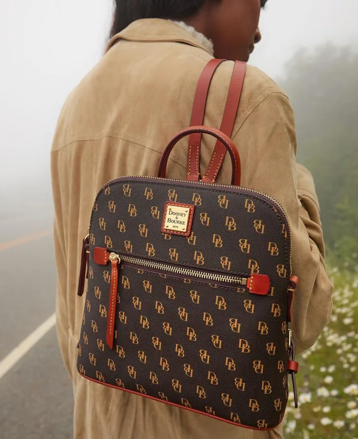 Gretta Backpack Brown Tmoro Woman Dooney and Bourke Backpacks Gretta Backpack Brown Tmoro Woman Dooney and Bourke Backpacks