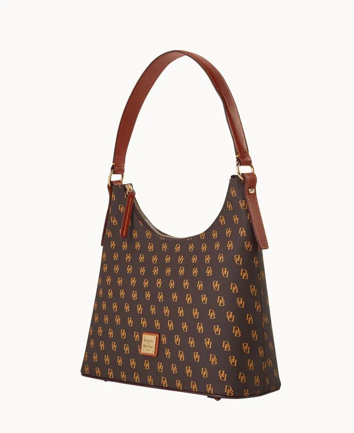 Gretta Hobo Brown Tmoro Woman Dooney and Bourke Shoulder Bags Gretta Hobo Brown Tmoro Woman Dooney and Bourke Shoulder Bags