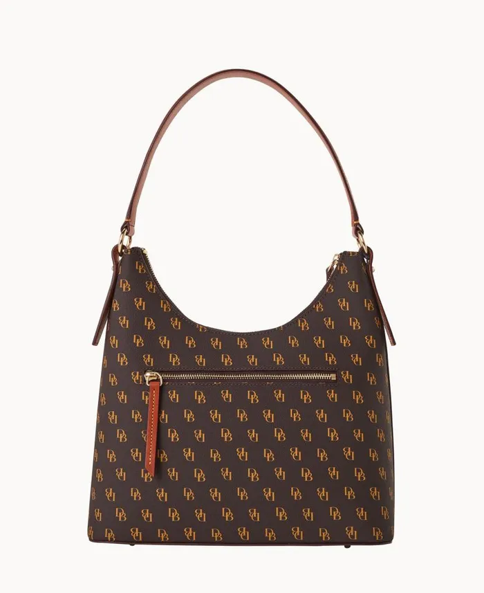 Gretta Hobo Brown Tmoro Woman Dooney and Bourke Shoulder Bags Gretta Hobo Brown Tmoro Woman Dooney and Bourke Shoulder Bags