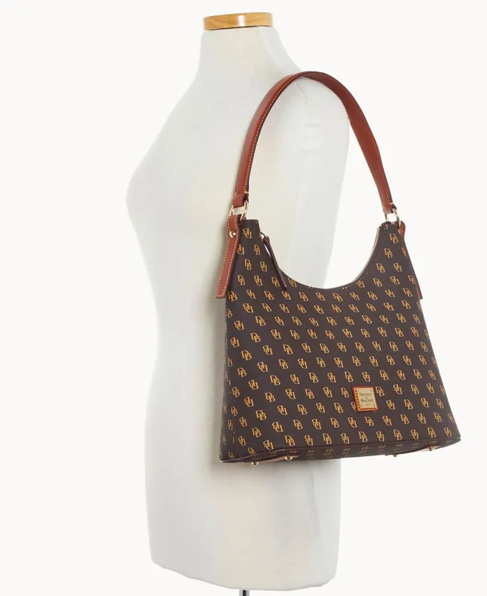 Gretta Hobo Brown Tmoro Woman Dooney and Bourke Shoulder Bags Gretta Hobo Brown Tmoro Woman Dooney and Bourke Shoulder Bags