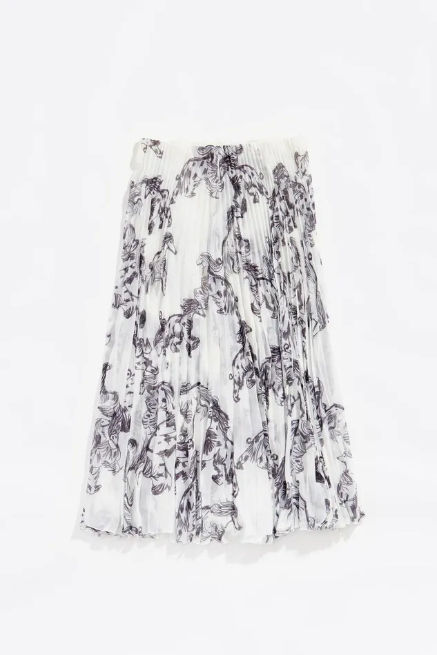 Grey Greyhound Pleated Midi Skirt Galgo Big Grey Women Bimba Y Lola Total Look Grey Greyhound Pleated Midi Skirt Galgo Big Grey Women Bimba Y Lola Total Look