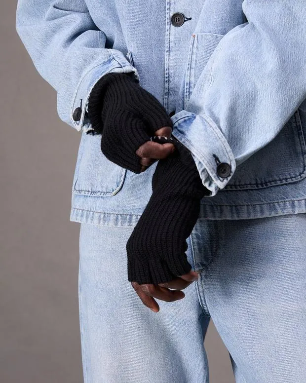 Hats and Gloves Men Rag and Bone Clarkson Mitts Black