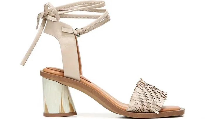 Heels Women Franco Sarto Sarto Rina Dress Sandal Bone Leather
