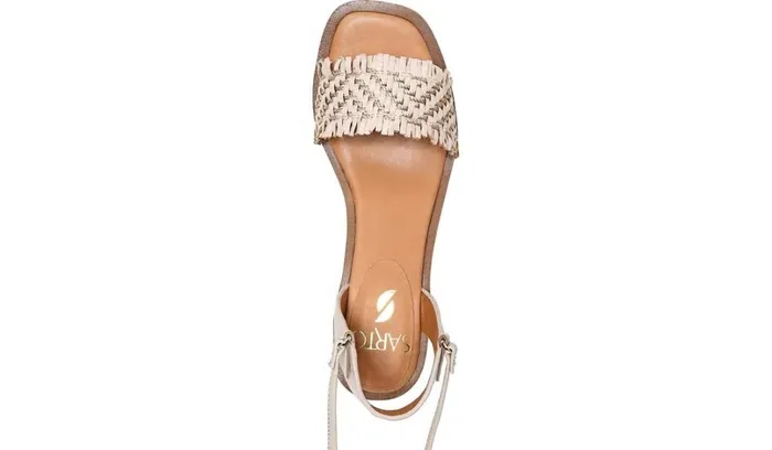Heels Women Franco Sarto Sarto Rina Dress Sandal Bone Leather