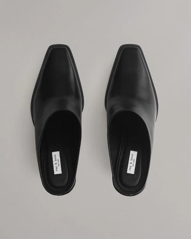 Heels Women Rag and Bone Joni Leather Mule Black