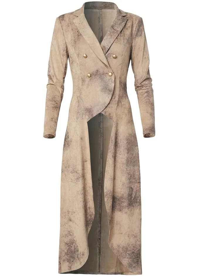 Highlow Fauxsuede Blazer Brown Multi Women VENUS Jackets