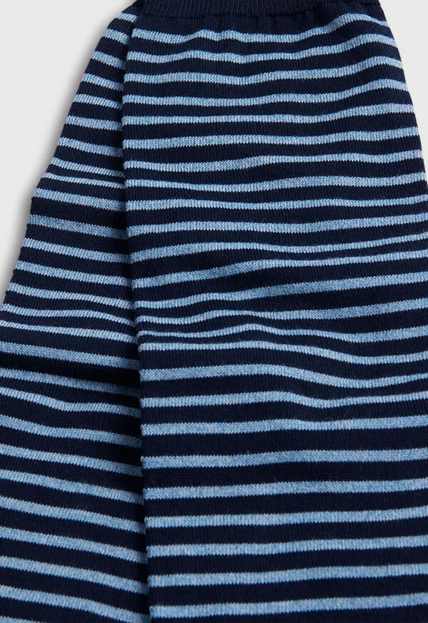 Horizontal Stripe Sock Navy Mens Socks Paulstuart Horizontal Stripe Sock Navy Mens Socks Paulstuart