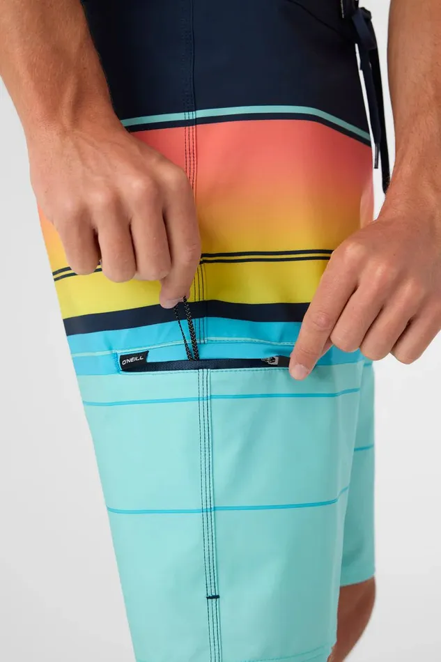 HYPERFREAK HEAT STRIPE 21034 BOARDSHORTS Coral Men O039NEILL Length