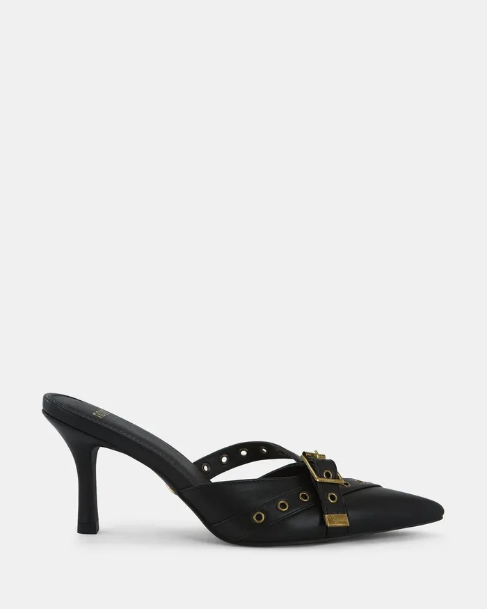 ISORELLA BLACK High Heels Women Pumps NOVO Shoes