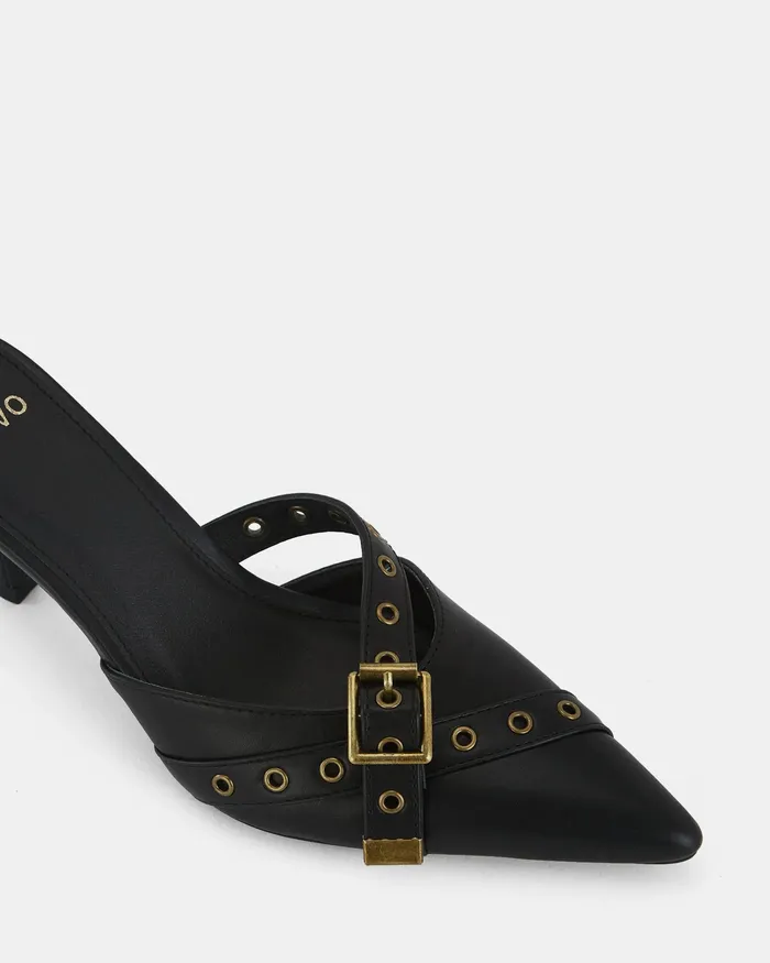 ISORELLA BLACK High Heels Women Pumps NOVO Shoes