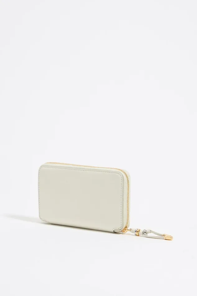 Ivory Leather Horizontal Wallet Ivory Women Bimba Y Lola Billfolds Ivory Leather Horizontal Wallet Ivory Women Bimba Y Lola Billfolds