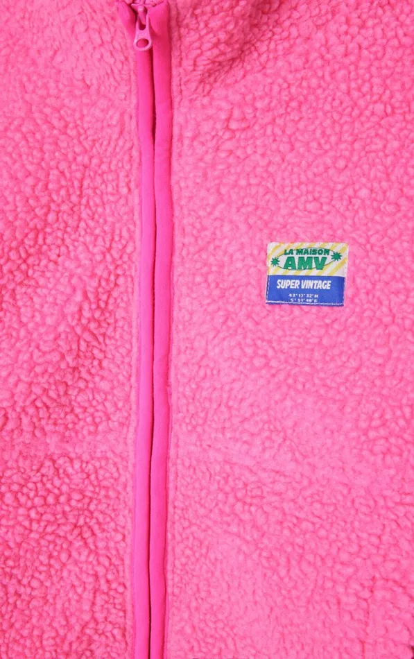 Jacket Hoktown Acid Pink Melange Kids American Vintage Jackets and Coats Jacket Hoktown Acid Pink Melange Kids American Vintage Jackets and Coats