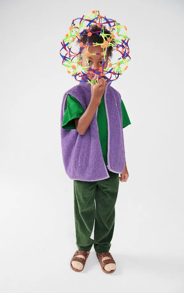 Jacket Hoktown Melange Parme Kids American Vintage Jackets and Coats
